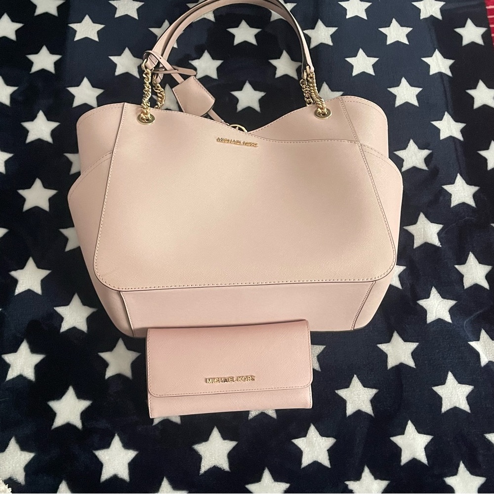 Michael Kors Jet Set Tote and Wallet